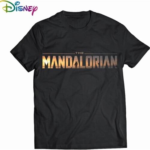 Disney The Mandalorian Mens Woman T-shirts cotton graphic t shirts Summer Short sleeve tee baby yoda tshirt womens t-shirt Top