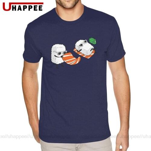 Salmon Sushi On Holiday Tees Shirts Couple America Brand Tees Shirt Men Short Sleeves Fashionable Brand Clothing