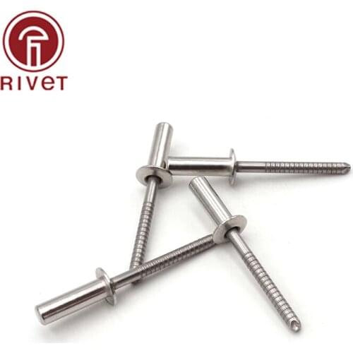 GB12615.4 (M3.2 50PCS) DIN EN ISO 16585 Stainless Steel Round Head Closed End Blind Rivet Sealed Hollow Rivets Blind Rivets