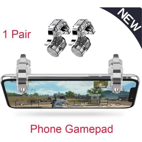 New Phone Gamepad Trigger Fire Button Aim Key Smart phone Mobile Games L1R1 Shooter Controller PUBG for Iphone Xiaomi