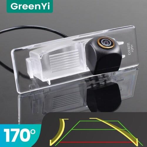 GreenYi Trajectory 170° AHD Car Rear View Camera for Hyundai Sonata 9 2015 Night Vision Reverse Reversing 4 pin