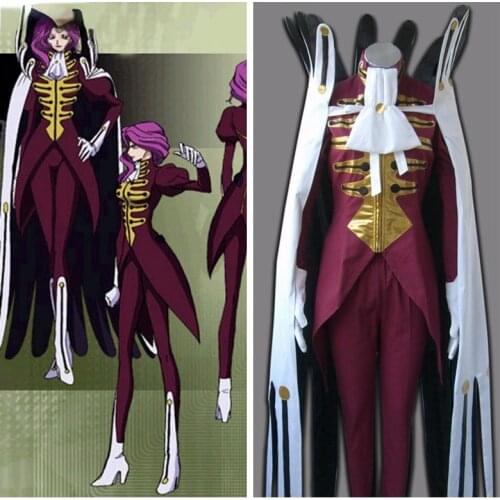 Code Geass Anime Cornelia Li Britannia Adult Halloween Cosplay Costume Tailor-made/Customize for adults and kids