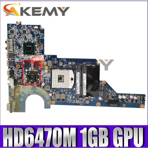 For HP Pavilion G4 G6 G7 G4-1000 G6-1000 G7-1000 Laptop motherboard 650199-001 636375-001 DA0R13MB6E1 With HM65 HD6470M 1GB GPU