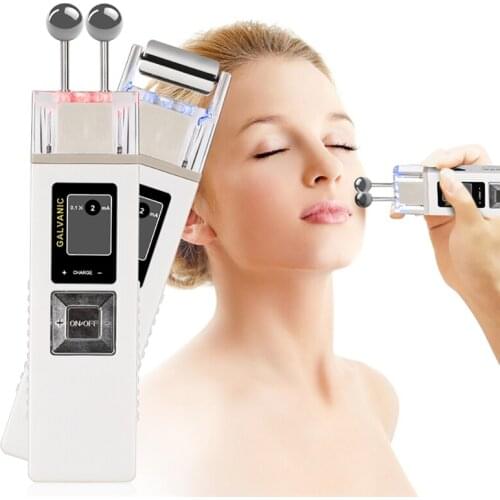 Microcurrent ION Galvanic Skin Whitening Firming Anti-aging Wrinkle Removal Freckle Iontophoresis Massager Face Skin Care