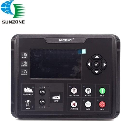 Diesel Generator Set Controller Module DC72D DC72DR Genset Parameters Monitoring With 4.3" LCD Screen Display with USB/RS485