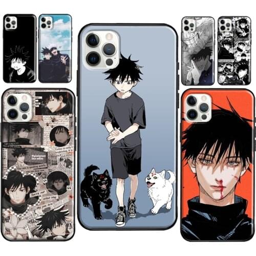 Fushiguro Megumi Jujutsu Kaisen Soft Case For iPhone 12 11 Pro Max XS XR X 12 mini 5S SE 2020 6S 7 8 Plus Phone Cover