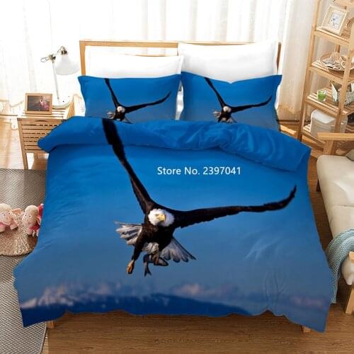 Turtle eagle animal print bedding cover double queen king bedding children bedspread soft comforter quilt animal home textile