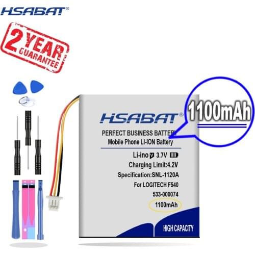 New Arrival [ HSABAT ] 1100mAh 533-000074 Replacement Battery for Logitech 981-000257 F540 G930 981-000257