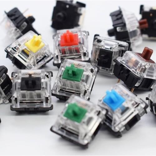 Gateron keyboard switch 5pin black brown blue green yellow switch