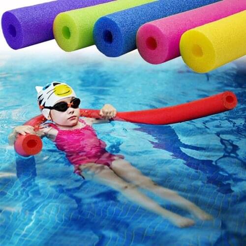1PCS Swimming Floating Foam Sticks Swim Pool Noodle Foam Pool Float Noodles Floatings Aid Accessories 6.5*150cm 2020 Hot Sale
