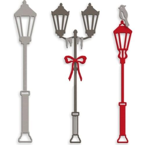 Warm Street Lights Bow-Knot Metal Cutting Dies Scrapbooking Card Album Making DIY Crafts Stencil Supplies New 2020