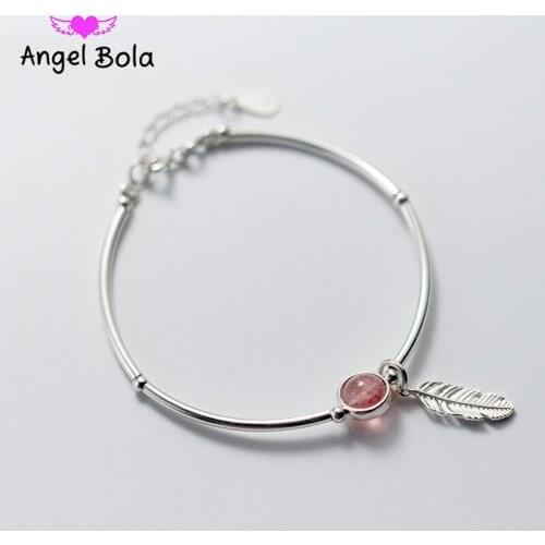 Rotation Lucky Beads Crystal Onyx Real 925 Sterling Silver Bracelets for Women Fashion Fine Jewelry Bead Bracelets & Bangles