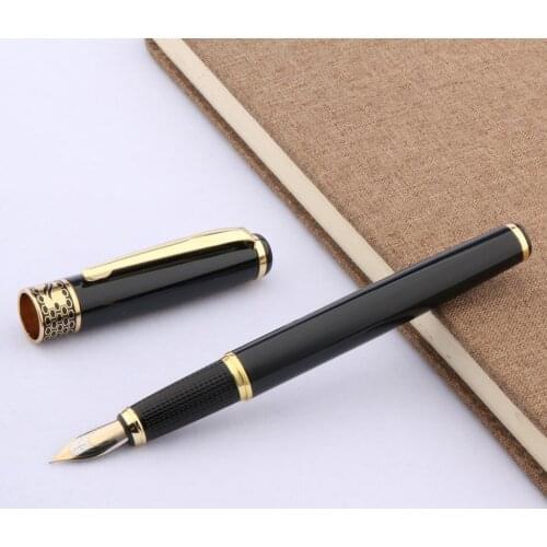 High Quality 68 Black Polished for promotion M nib fountain pen Business Office School Supplies Writing