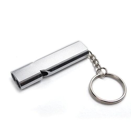 1PC Whistle Loud Emergency Survival SOS Whistle Camping Hiking Keychain Whistle For Referee Coach Training Sport No Moving Parts