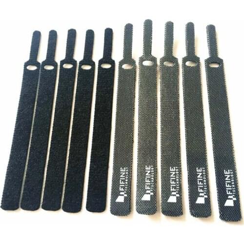 100pcs magic self-adhesive bundling belt tape hook and loop fastener sheet holder DIY for arrangeme the power line and the wire