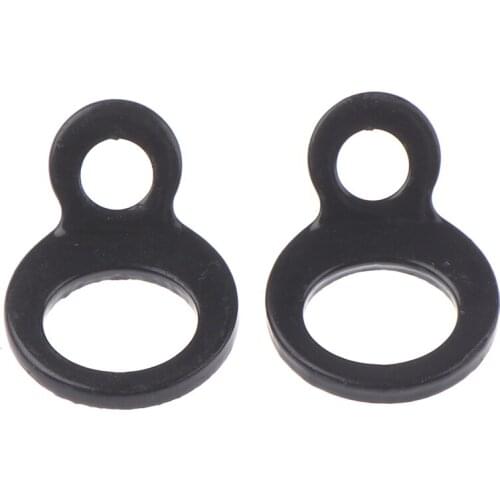 1 Pair Tie Down Strap Rings for Motorcycle Dirt Bike ATV UTV Attach Tie-downs Stainless Steel Tie-Down Strap Rings