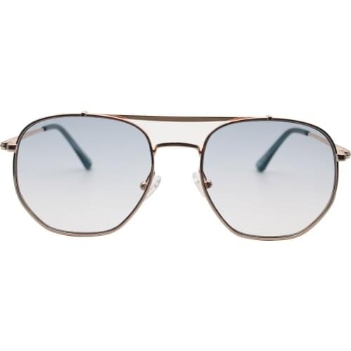 2021 New Design Men Double Nose Bridge 2021 Fashion Big Brand Design Hexagon Stylish Sunglasses