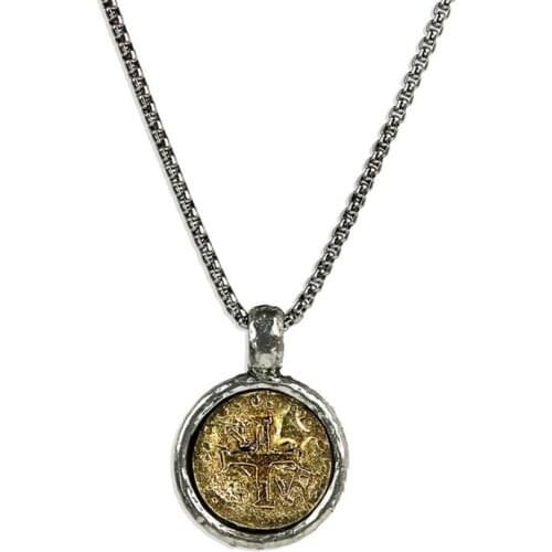 2021 Explosion Evil Eye Necklace Greek Cross Necklace Sunken Ship Euramerican Necklace Pirate Coin Pendant Choker Men and Women