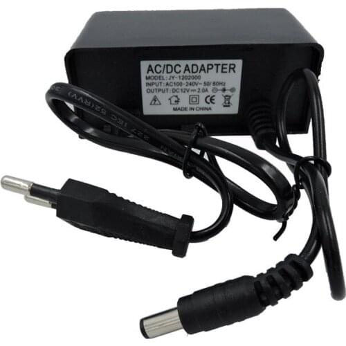 AC/DC 12V 2A 2000ma CCTV camera Power Supply adaptor Indoor Outdoor Waterproof EU US Plug Adapter Charger for CCTV video Camera