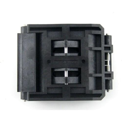 QFP208 TQFP208 FQFP208 PQFP144 IC51-2084-1052-11 Yamaichi QFP IC Test Burn-in Socket Programming Adapter 0.5mm Pitch clamshell