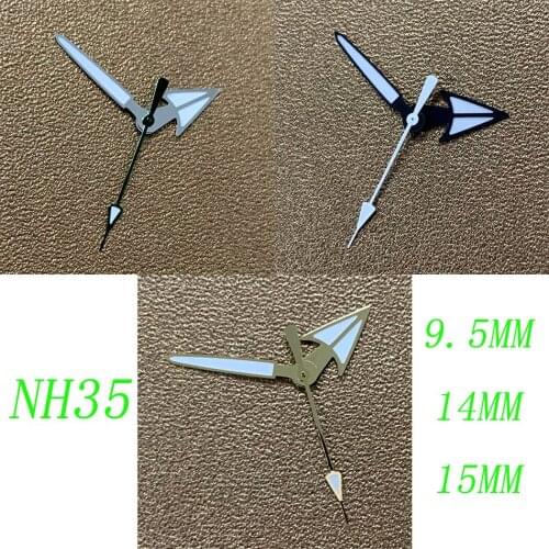 Watch pointer accessories modified for Japanese NH35 automatic movement SKX007 green luminous