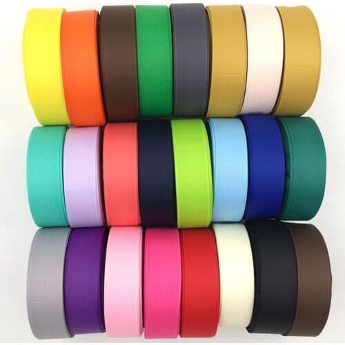 25Yards/Roll Grosgrain Satin Ribbons for Wedding Christmas Party Decorations DIY Bow