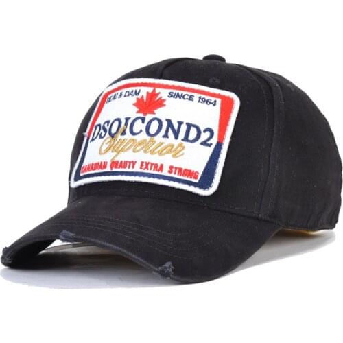 DSQ Brand Baseball cap High Quality Mens and Womens Hats Custom Design DSQ2 Logo Hat Hats Mens Dad Hats