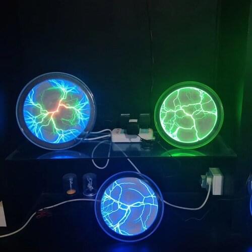 USB Flash Disk 6-inch Blue Tricolor Lightning Disk Red Green Pink Magic Disk Touch Current Lamp Plasma Plate