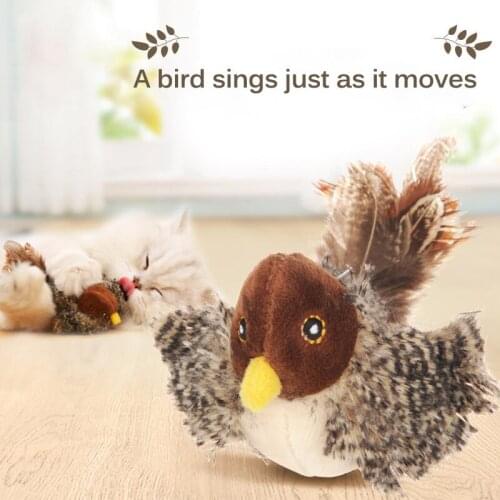 Pet Cat Bird Toy Interactive Training Feather Plastic Toy Claw Training Product For Cats Chew Toy Pet Product