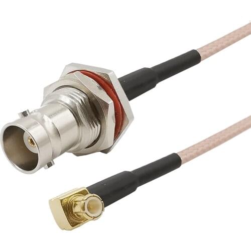RF MCX Male Right Angle Switch BNC Female Pigtail Cable RG316/RG316D/RG174/RG178 Extension Cord MCX Plug to BNC Jack Assembly