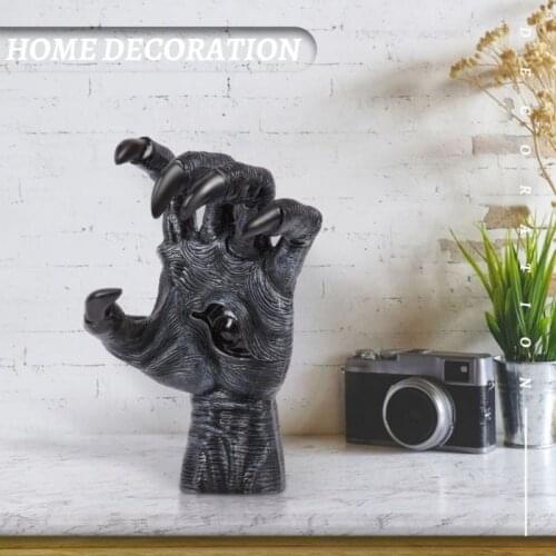 Resin Witchs Hand Display Rack Door Hanger Wall Hanging Decor Creative Props Decoration Halloween Bar Hook Household Goods