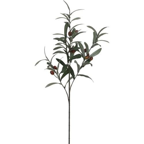 Wedding DIY Decoration Artificial Leaves Olive Leaf Simulation Flower Single Silk Full Length 77CM European Type Dried Flowers