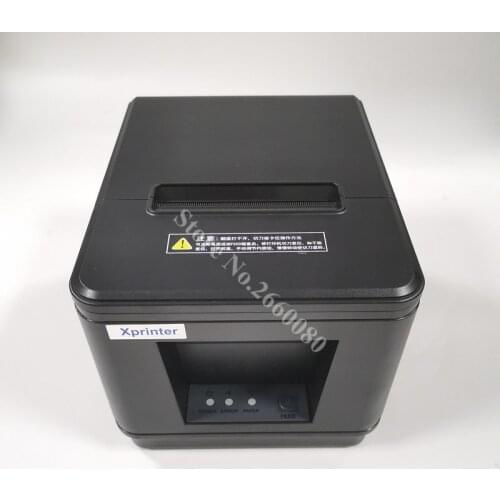 80mm Thermal Receipt Bill Printer for Supermarket POS Chicken Ticket with USB or Ethernet Port & Cash Drawer Port & Auto Cutter