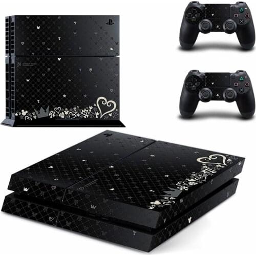 Kingdom Hearts PS4 Stickers Play station 4 Skin PS 4 Sticker Decal Cover For PlayStation 4 PS4 Console & Controller Skins Vinyl