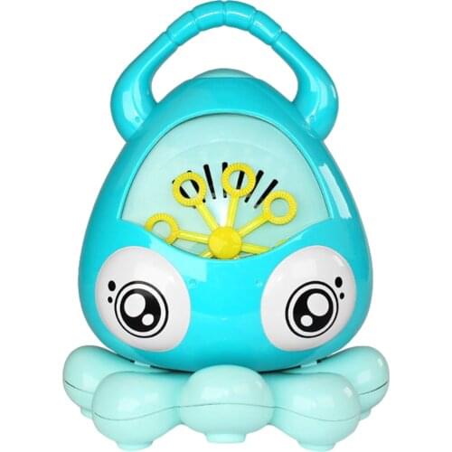 Bubble Machine Octopus Bubble Blower For Kids Toddlers Boys Girls Baby Bath Toys Indoor Outdoor Automatic Bubble Maker