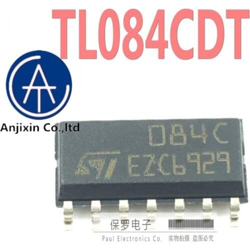 10pcs 100% orginal and new operational amplifier TL084CDT TL084C 084C SOP-14 real stock