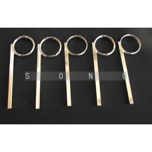 2 pcs Trumpet Slide Finger Ring repairing part Nickel Plated