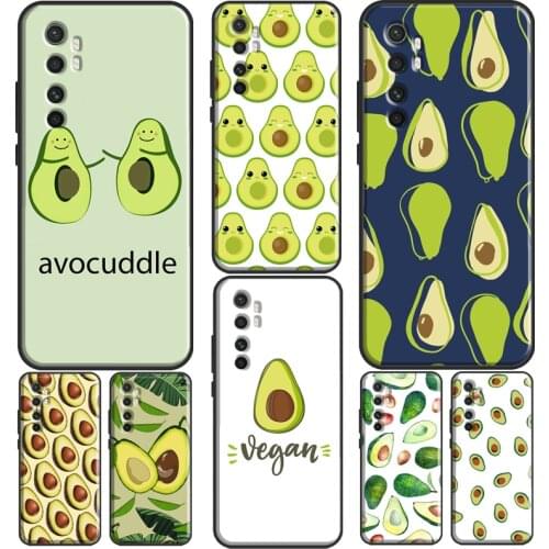 FUNNY AVOCADO Smile JOKE Case For POCO X3 NFC F2 Pro Funda For Xiaomi Mi 10 Ultra Mi Note 10 Lite Mi 9 T Pro A3