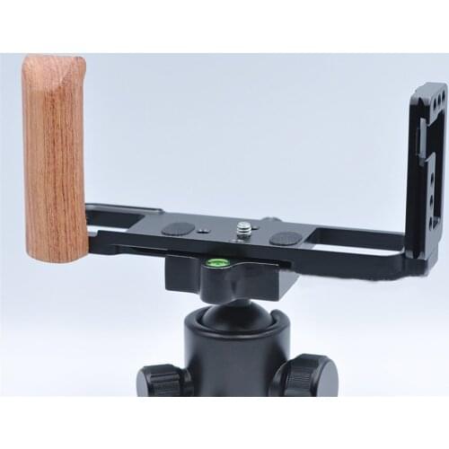 Wooden Camera Vertical Camera Hand Grip Quick Release L Plate Bracket Mount for Fujifilm GFX50R GFX-50R Camera Accessories
