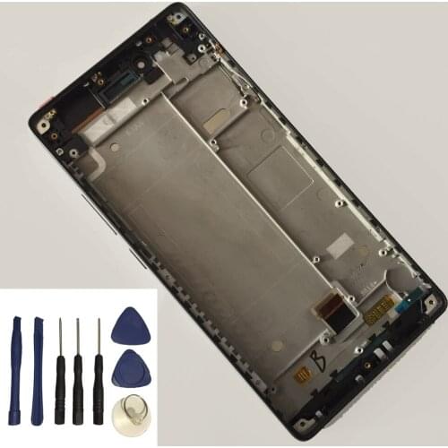 For ZTE Nubia Z9 Max NX510J NX512J Touch Screen Digitizer Sensor + LCD Display Monitor Module Assembly With Frame + Free Tools