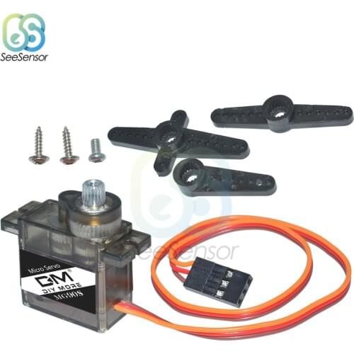 MG90S 9g Metal Gear RC Micro Servo Upgraded SG90 Digital Micro Servos for Smart Vehicle Helicopter Boart Car