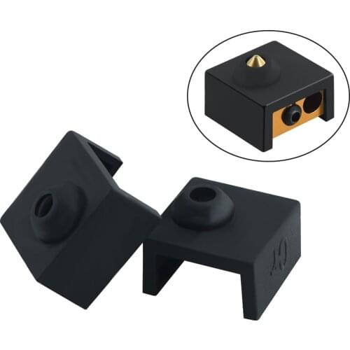MK8 Silicone Sock Cover CR10 Heater Block Case MK7/MK8 For Aluminum Block Hot End CR10S PRO Ender 3 Extruder 3D Printer Parts