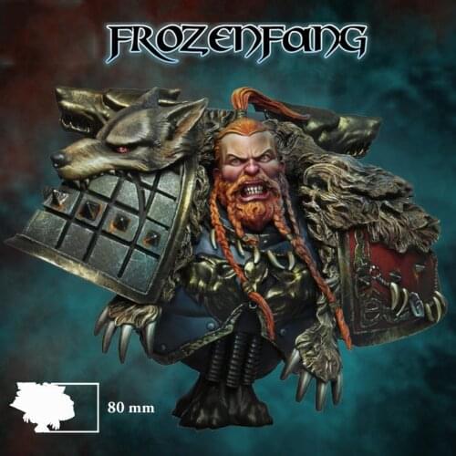 New Unassembled 1/10 80mm Russian FROZENFANG bust ancient Figures Resin Kit DIY Toys Unpainted kits