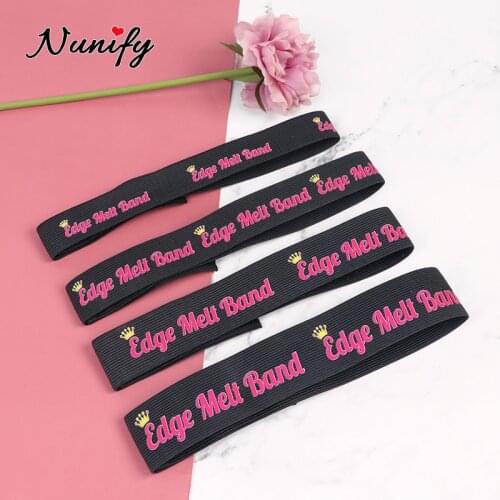 Nunify Hair Edge Band Elastic Band For Wigs To Lay Edges Wig Lace Band Elastic Edge Laying Band Melt Belt For Hair With Velcro