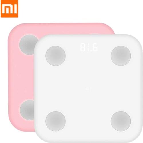 Original Xiaomi Mi Smart Body Fat Scale 2 XMTZC02HM Mifit APP Body Composition Monitor With LED Display Hidden And Big Feet Pad