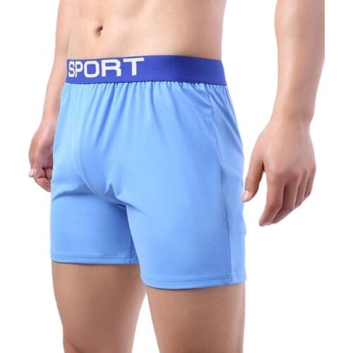 Sexy Mens Boxers Shorts Men Loose Sleep Bottoms Pyjamas Shorts Sleepwear Boxer Casual Lounge Shorts Homewear Pajama Nightwear