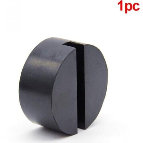 Car Lift Jack Stand Rubber Pads Thicken Black Rubber Slotted Floor Jack Pad Frame Rail Adapter Anti-slip Lift Car Accessories