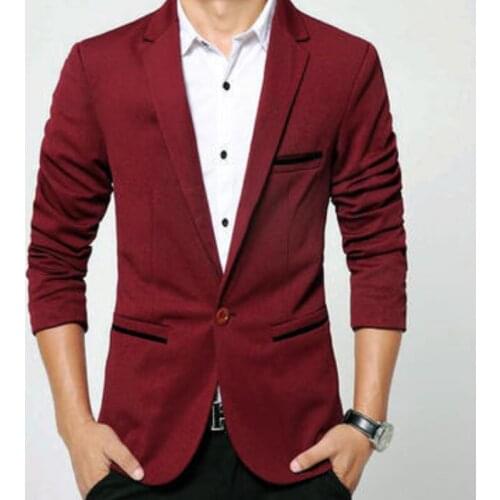 Slim Fit Office Men Blazer Jacket Fashion Solid Mens Suit Jackets Wedding Dress Coat Business Male Suit Casual Coat 5XL MY515