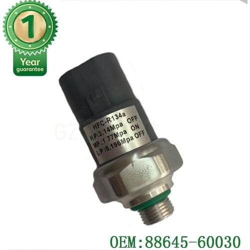 Air Conditioning Pressure Switch A/C Pressure Switch OEM 88645-60030 8864560030 For Acura Honda Lexus Toyota