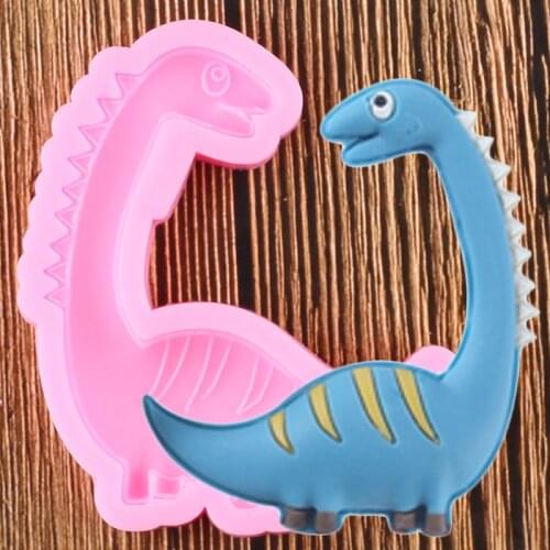 3D Dinosaur Silicone Molds DIY Baby Birthday Cake Decorating Tools Fondant Mould Chocolate Gumpaste Candy Clay Moulds